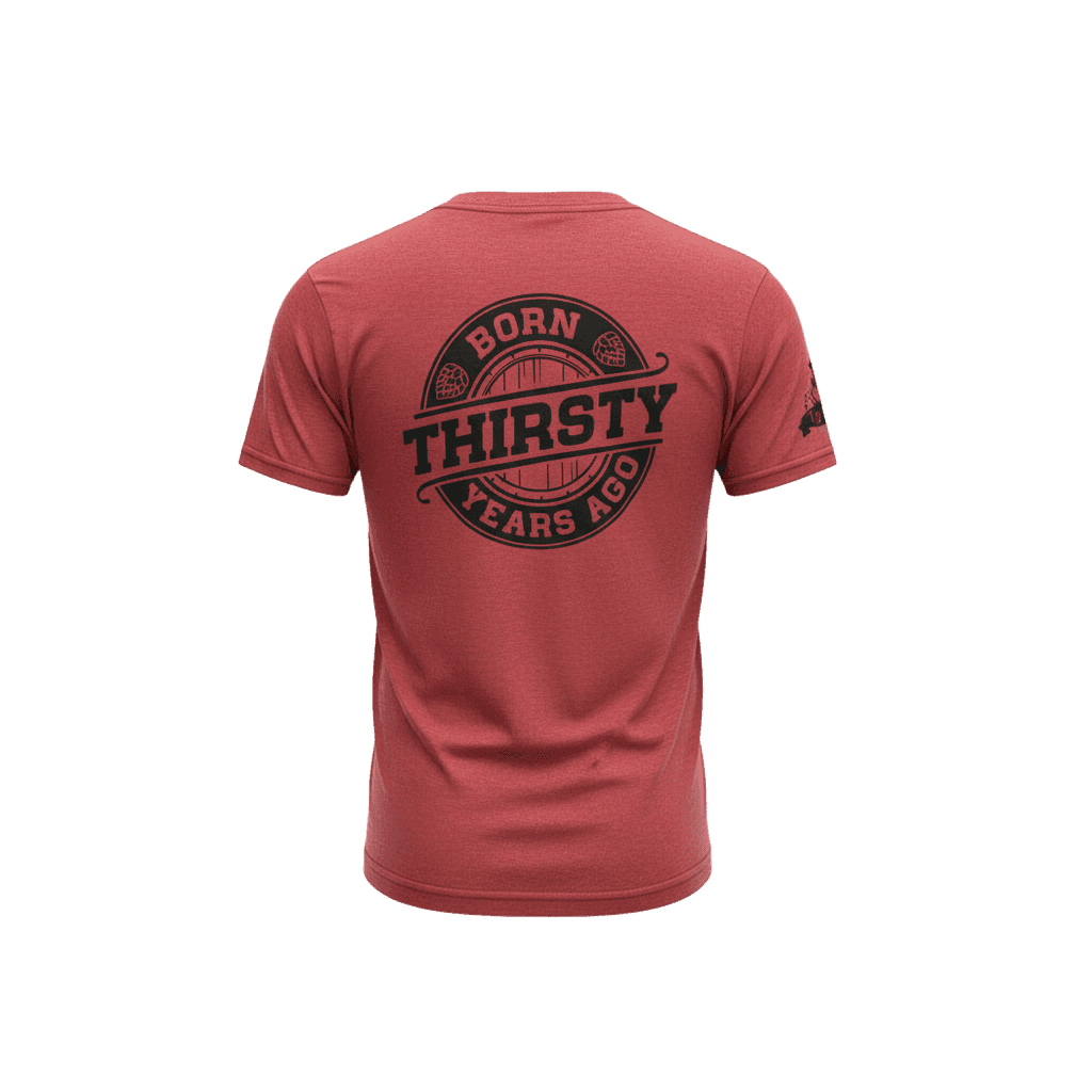 Top Dog T-Shirt — Red — back